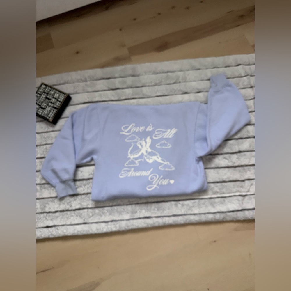 Wild Fable Light Blue Hoodie - Picture 3 of 4